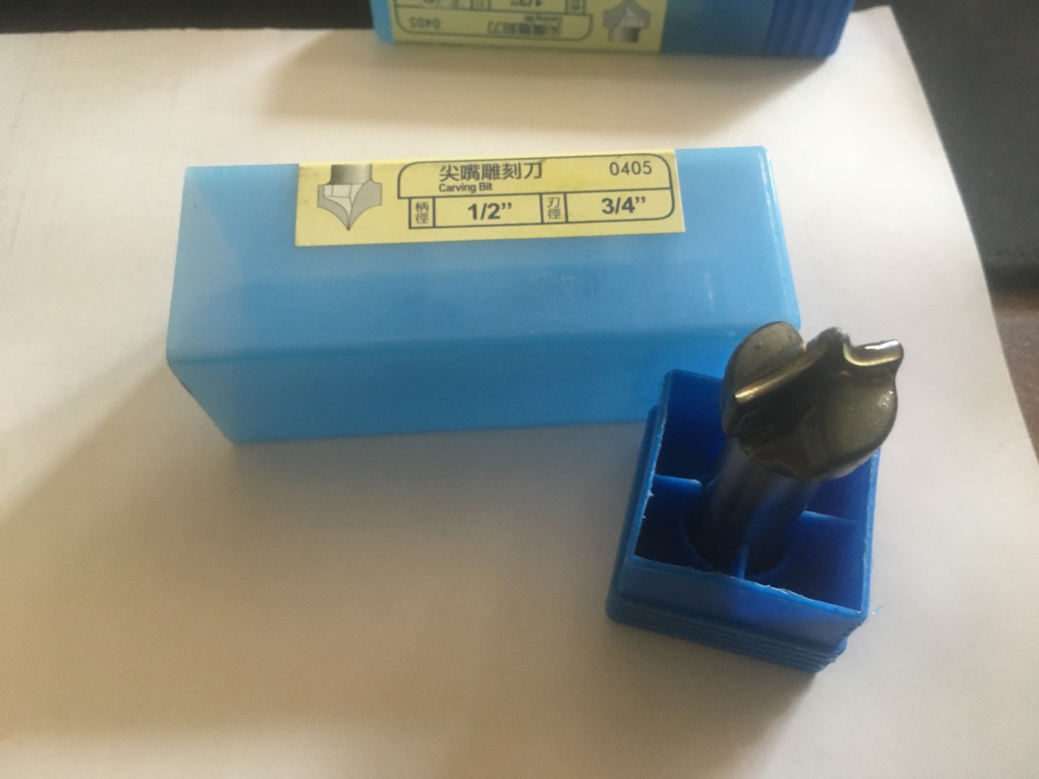 Tiger Shark 0405 12-3/4 (19MM) Suta Bit CNC Cutter Woodworking Engraving Knife